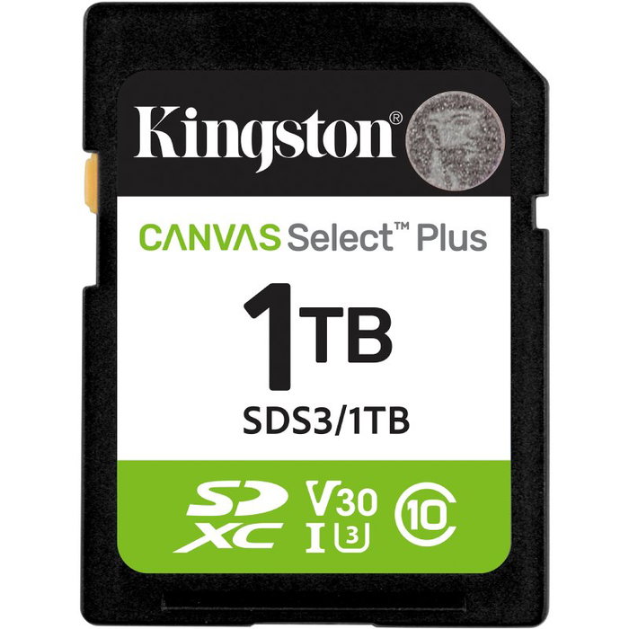 Kingston Canvas Select Plus 1 TB SDXC Kingston Canvas Select Plus 1 TB SDXC